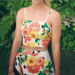 Citrus crop top